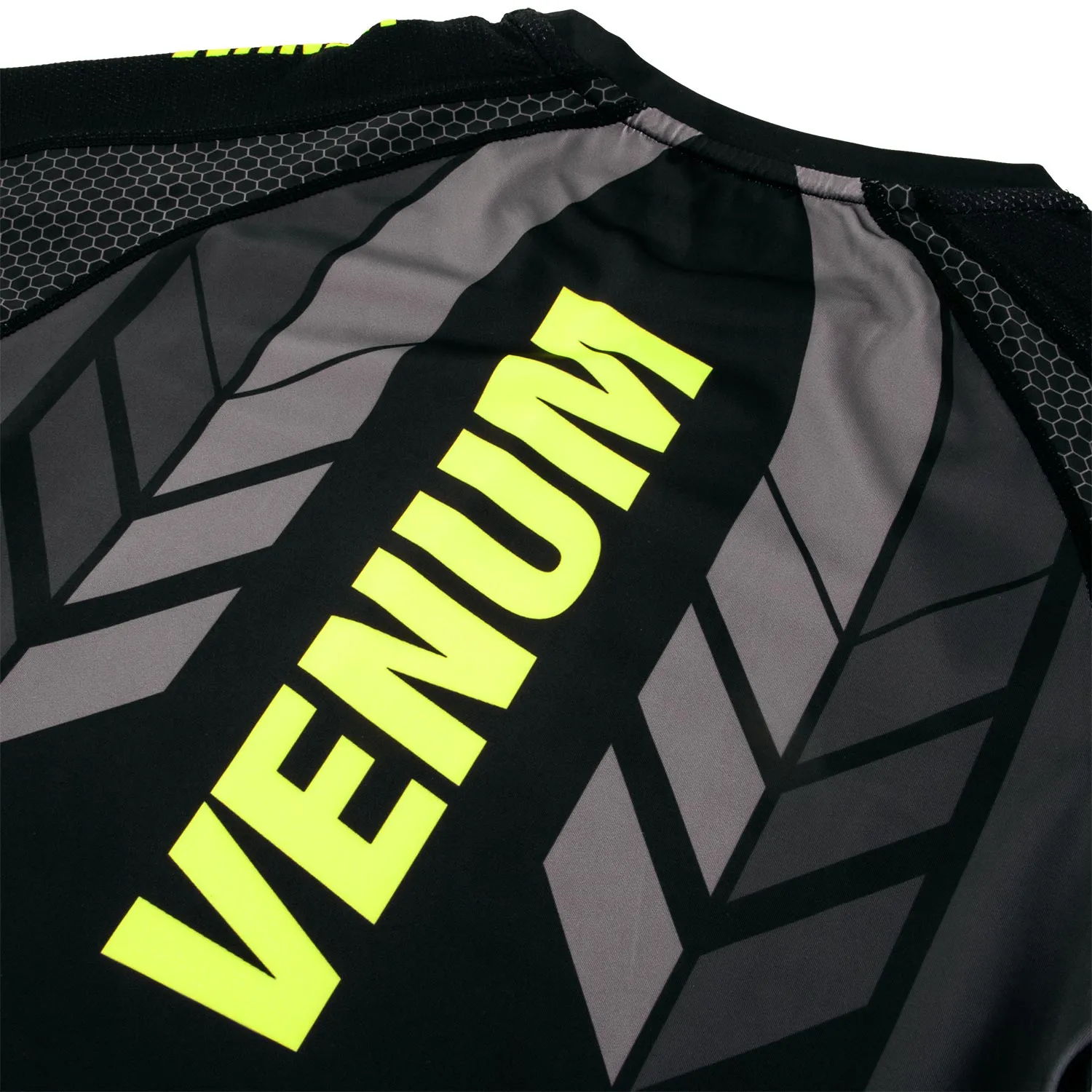 Rashguard Venum Technical 2.0 - Manches courtes - Noir/Jaune