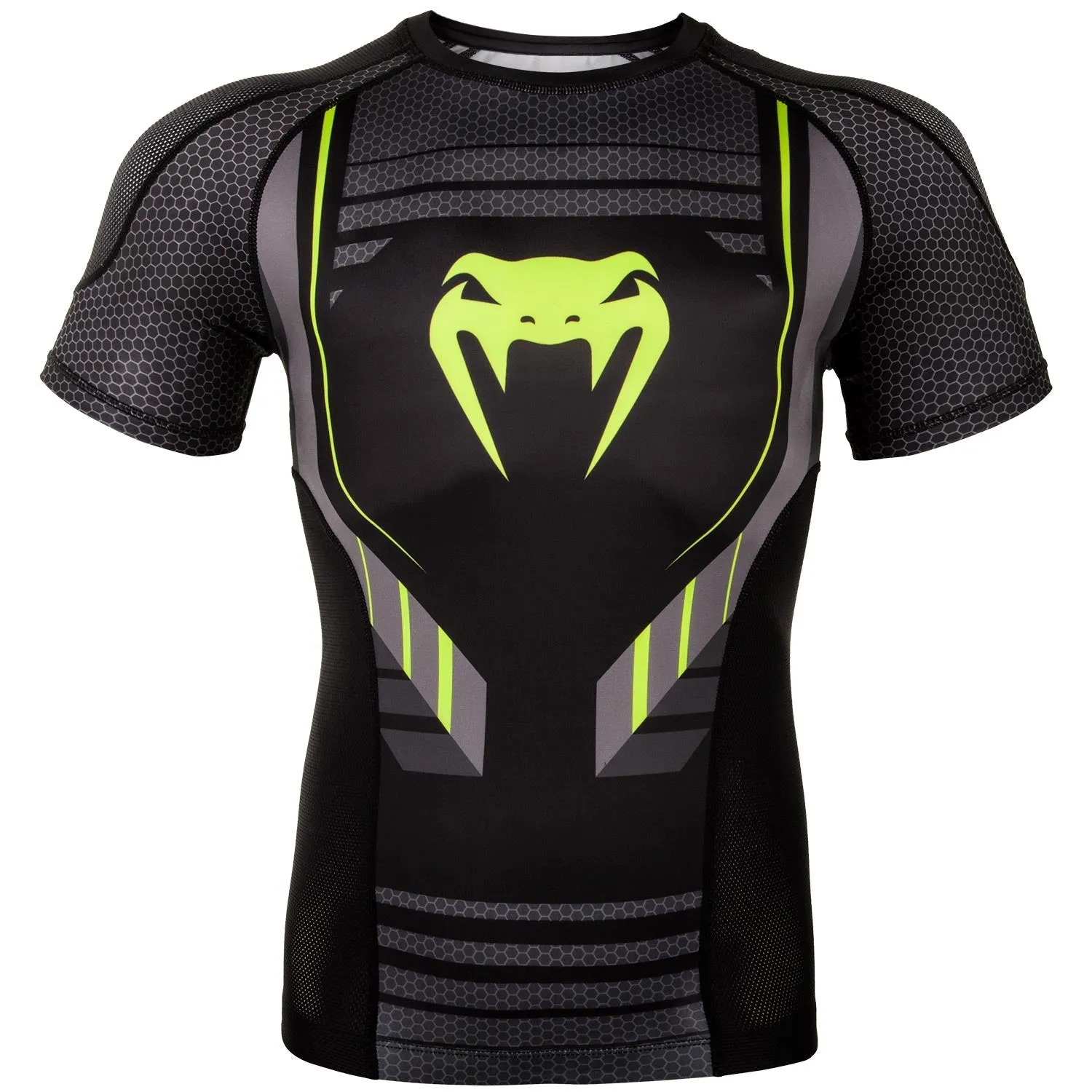 Rashguard Venum Technical 2.0 - Manches courtes - Noir/Jaune