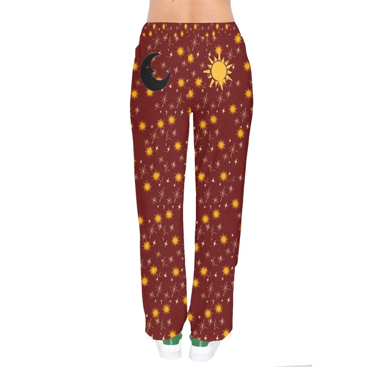 Red Whimsy Velvet Tracksuit Pants