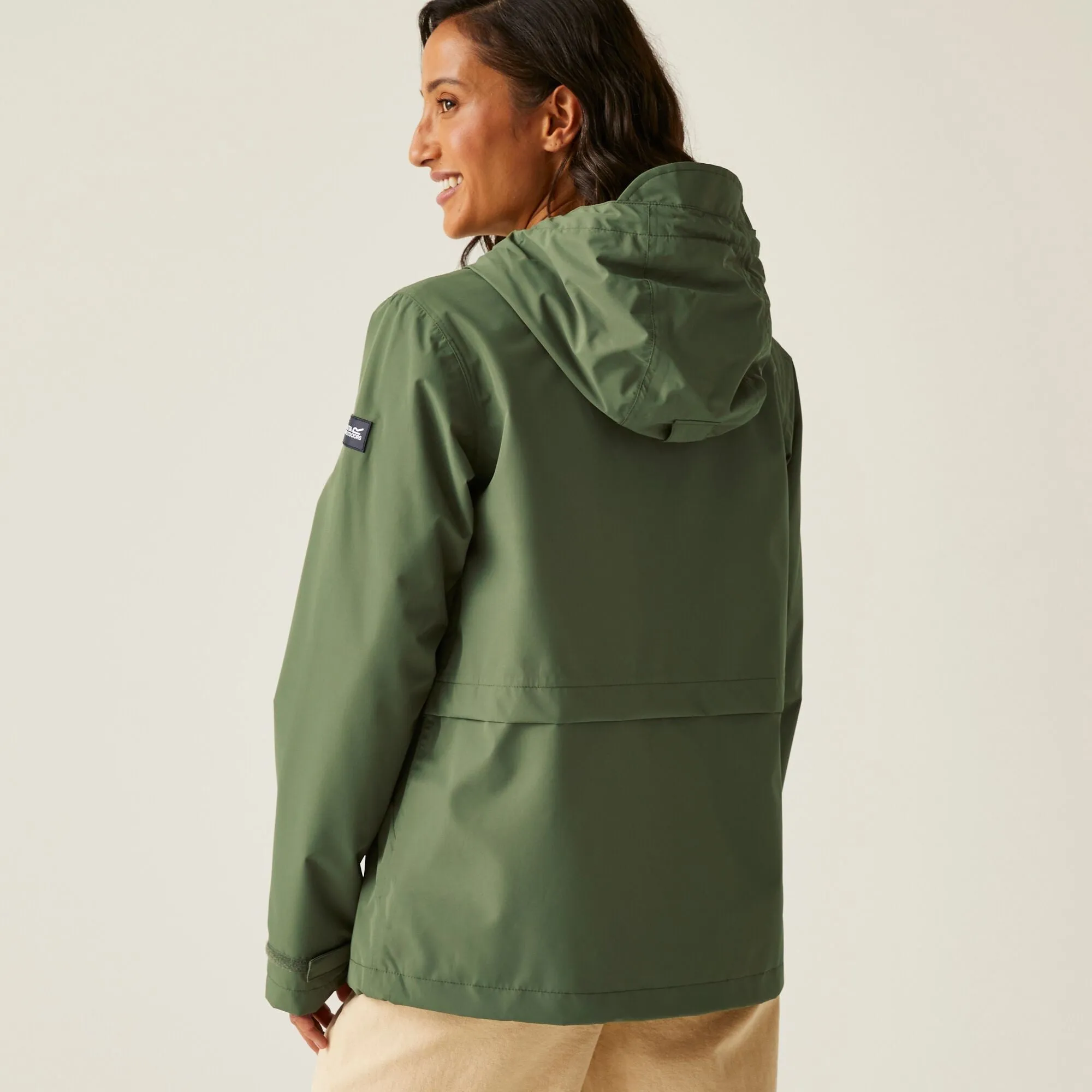 Regatta Ladies Waterproof Breathable Bayletta Walking Hiking Jacket -CLOVER