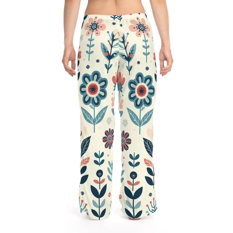 Relax in Style with Pastel Floral Pajama Pants
