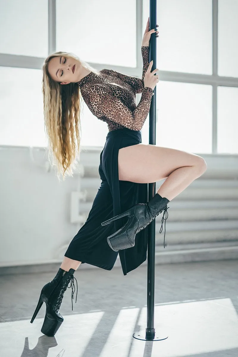 REV ACTIV Sensual Flow Pants (with leg slit) - Black