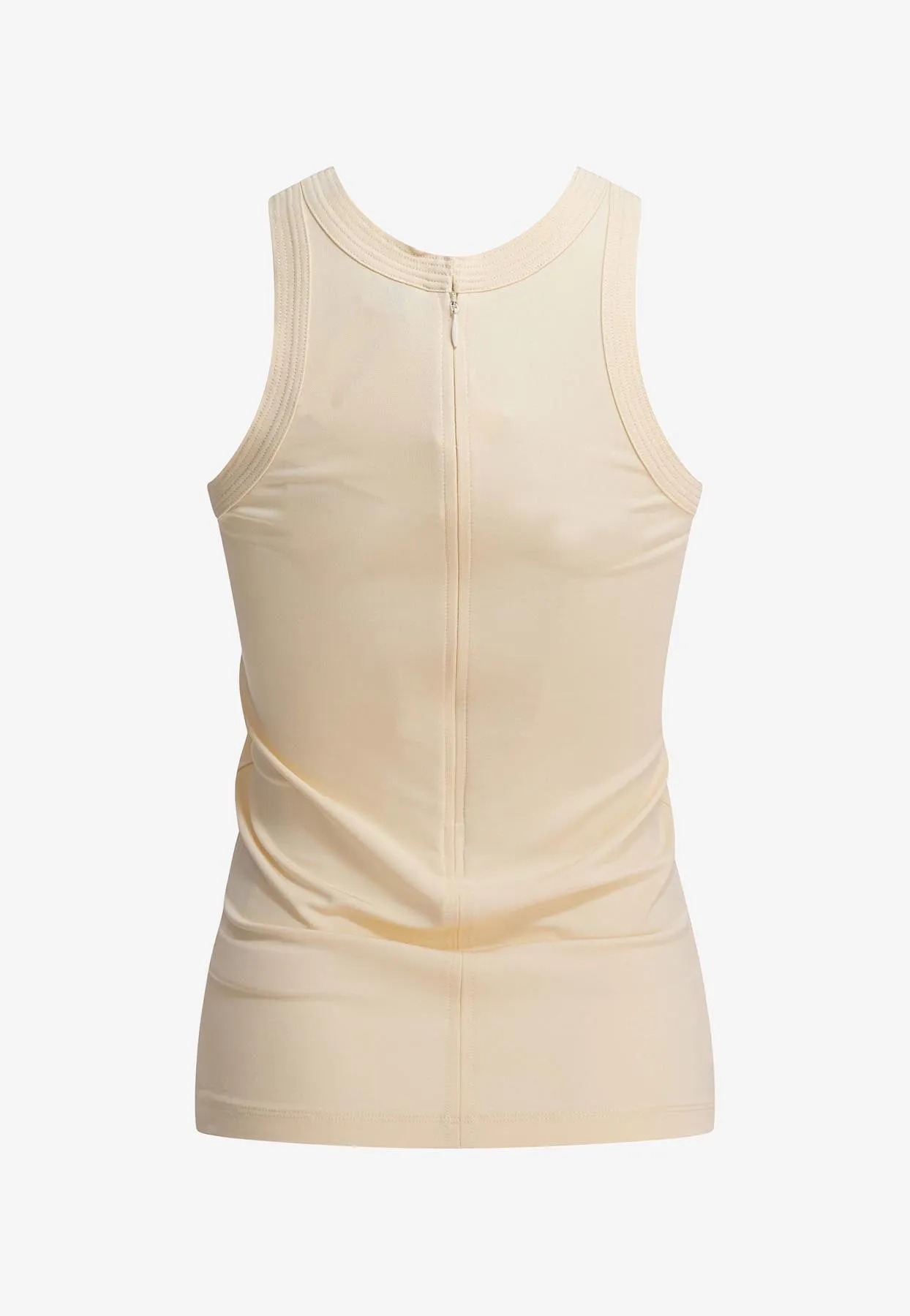 Ribbed Crewneck Tank Top