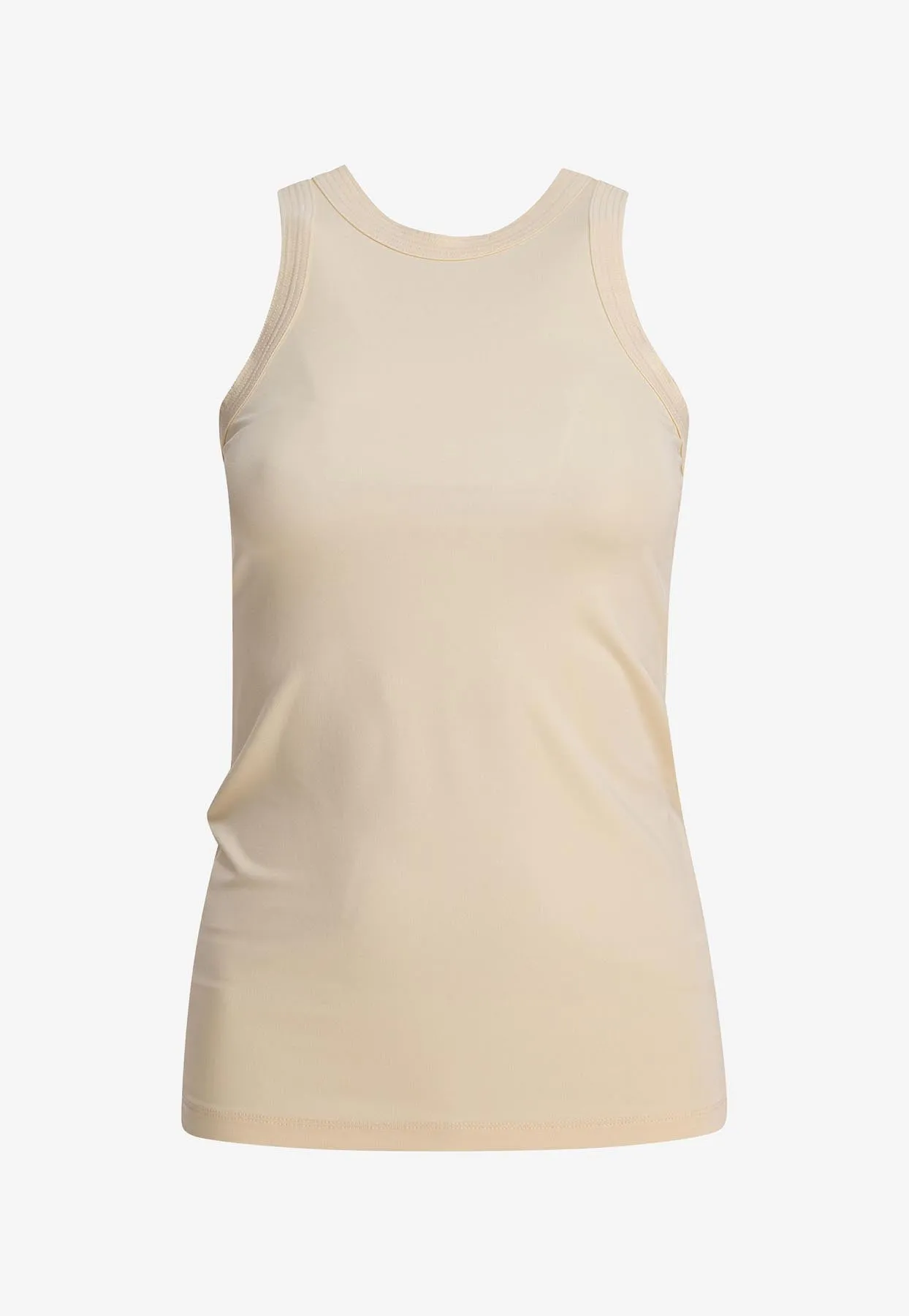 Ribbed Crewneck Tank Top