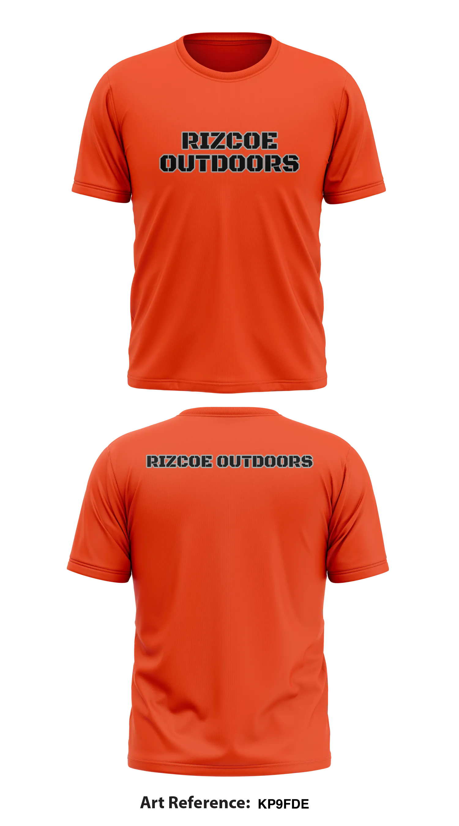 Rizcoe Outdoors Store 1 Core Men's SS Performance Tee - kp9fDe