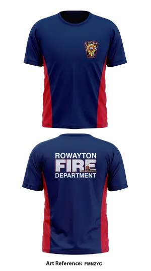 Rowayton Fire Store 1 Core Men's SS Performance Tee - FMn2yC
