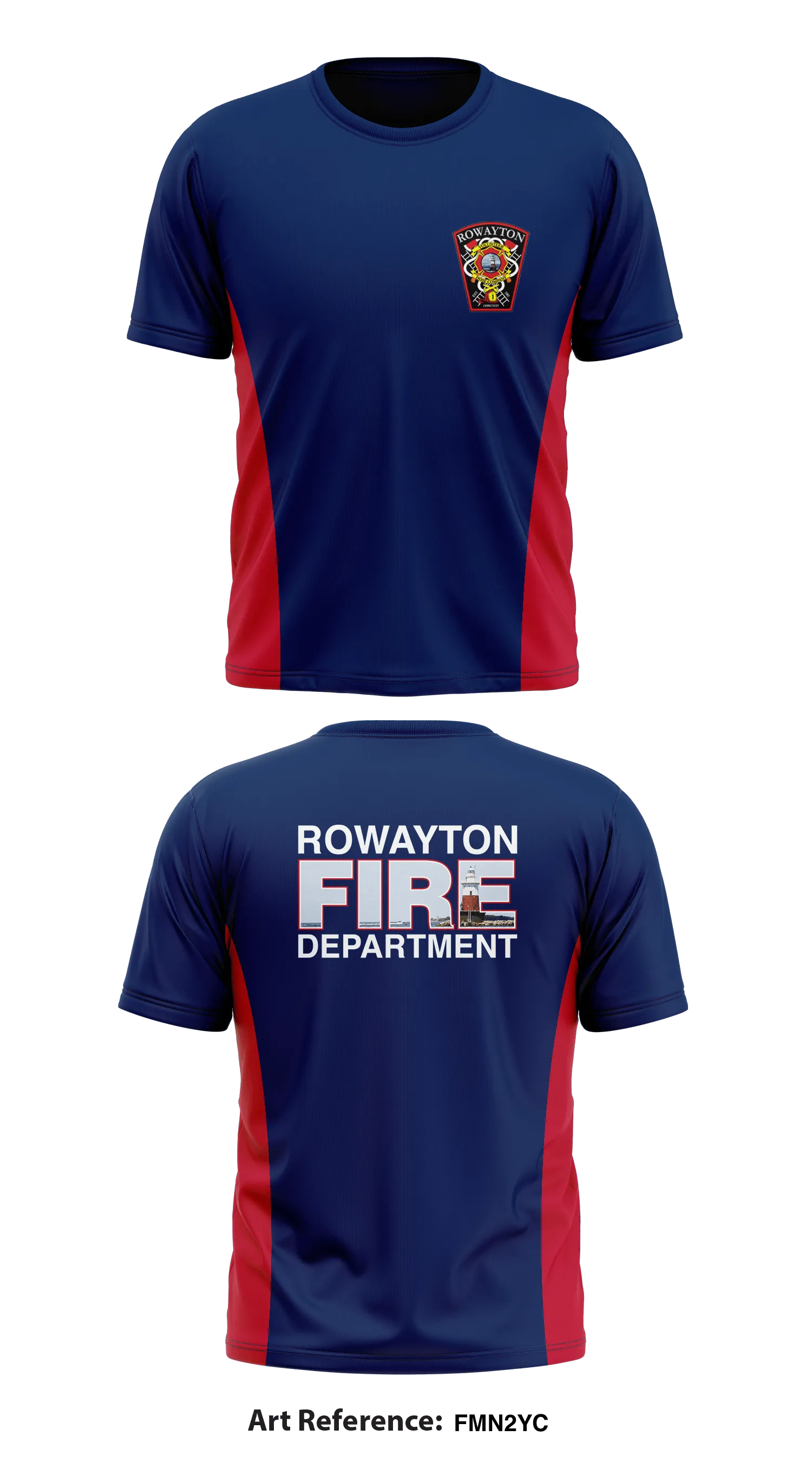 Rowayton Fire Store 1 Core Men's SS Performance Tee - FMn2yC