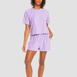 Roxy Getaway Time Shorts Purple Rose - Womens
