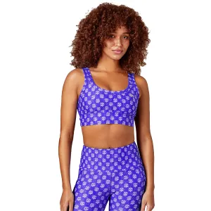 Running Bare Scoop It Up Sports Bra (Mid Support) - Blue