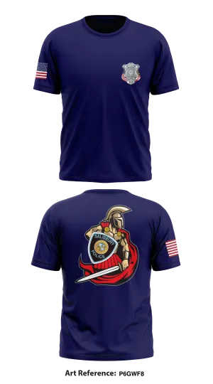 Salisbury Police Department Core Men's SS Performance Tee - P6GWF8