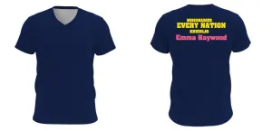 SAMURAI V Neck Warmup Shirt Design Your Own