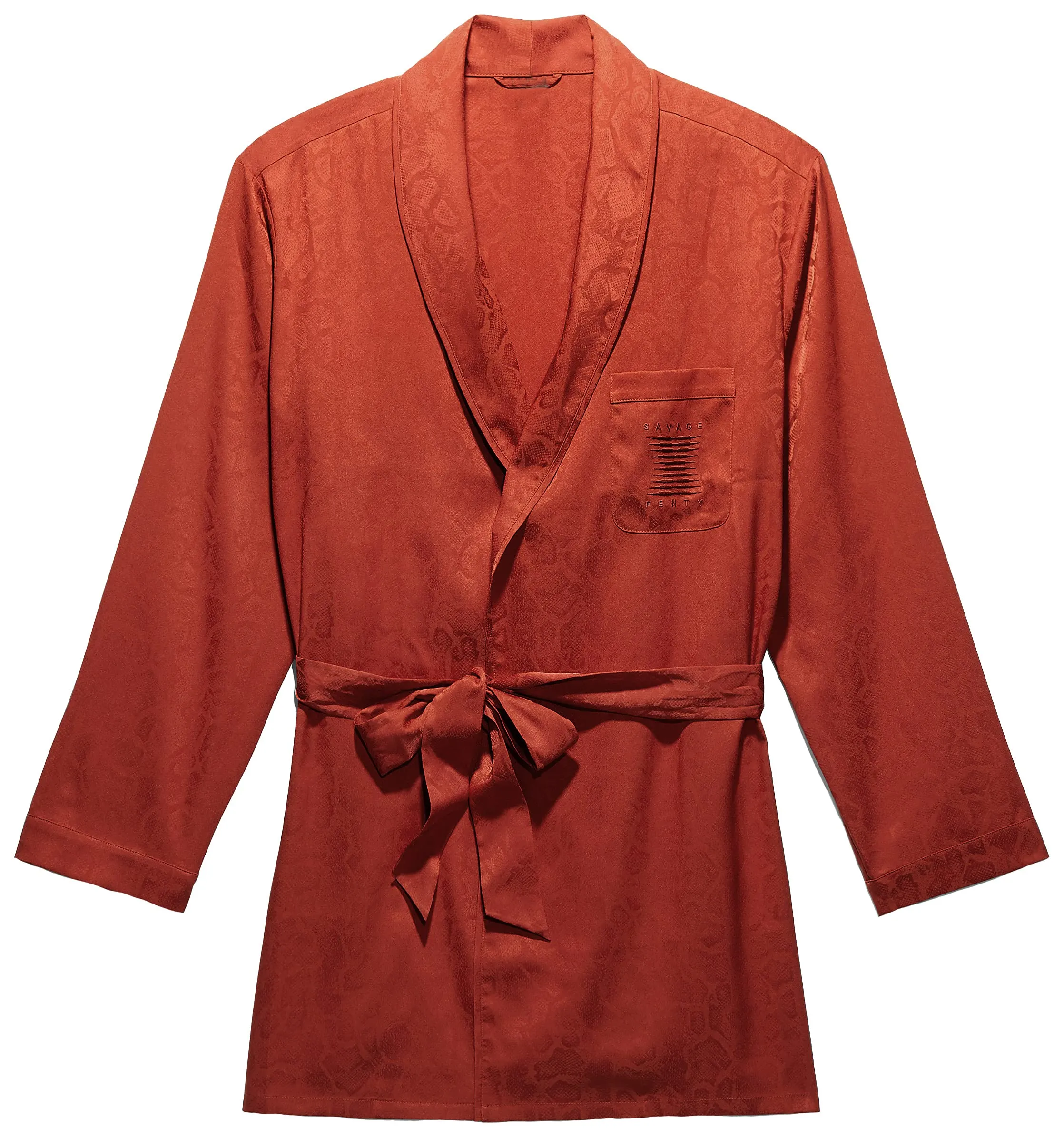 Savage X Fenty, Men's, Savage X Smoking Jacket, Henna Red, XS