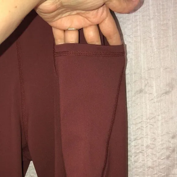 savvi XL Sahara Athletic Work out Stretch Bike Shorts in Rust