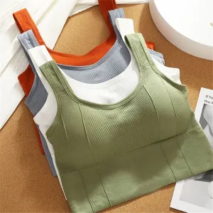Seamless Shockproof Yoga Crop Top | High-Performance Activewear for Ultimate Comfort