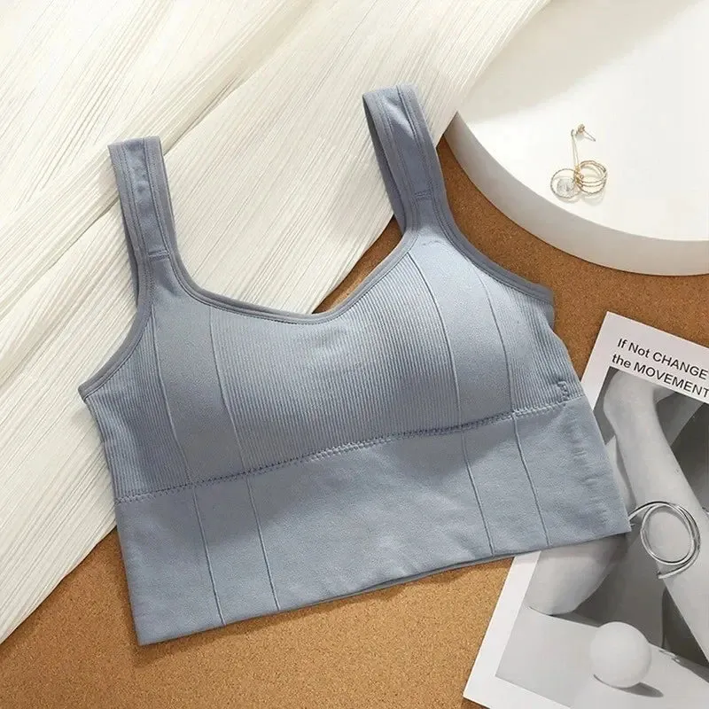 Seamless Shockproof Yoga Crop Top | High-Performance Activewear for Ultimate Comfort