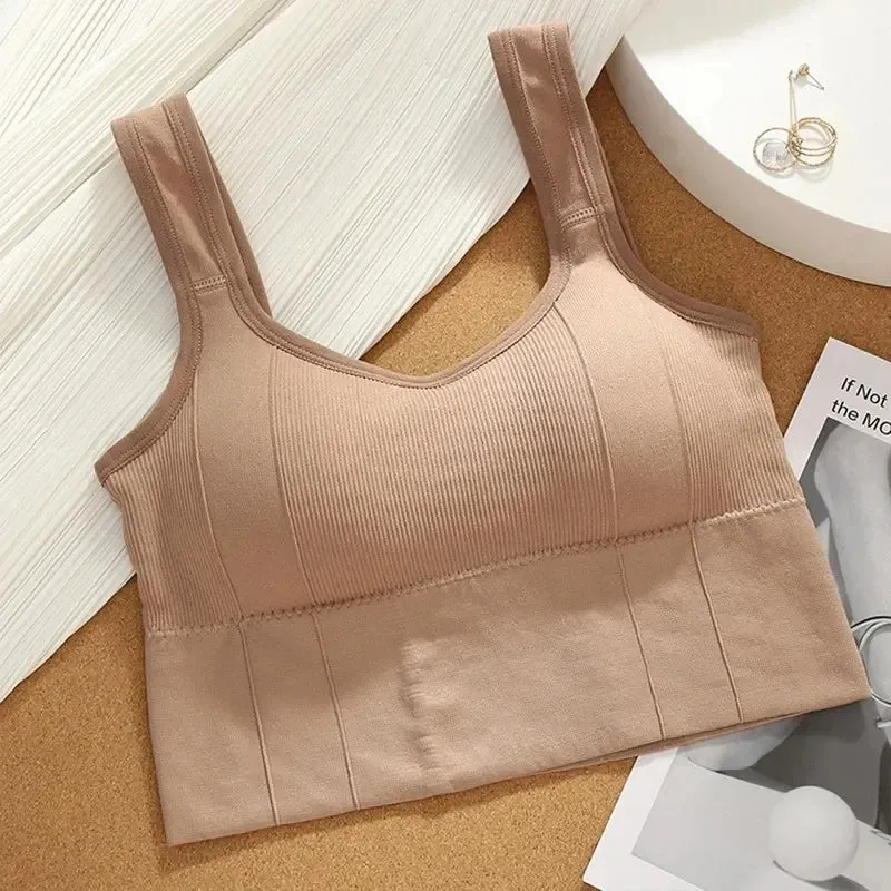 Seamless Shockproof Yoga Crop Top | High-Performance Activewear for Ultimate Comfort