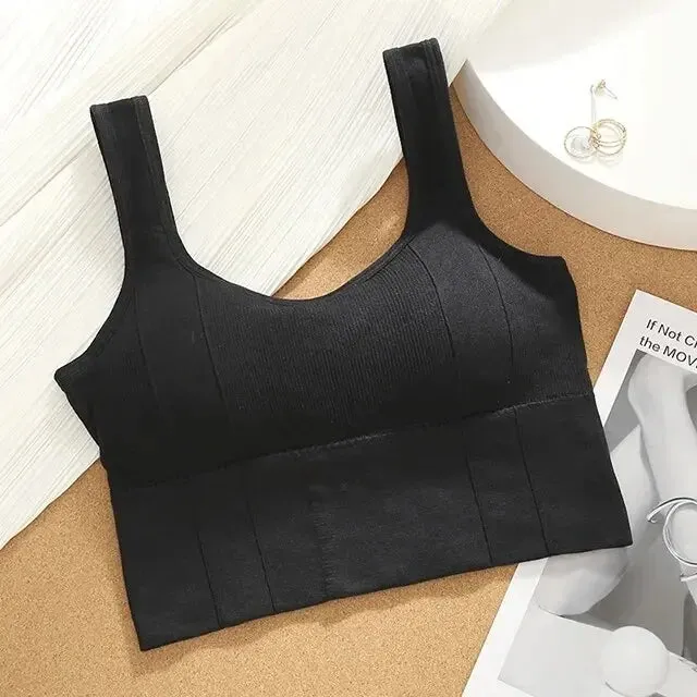 Seamless Shockproof Yoga Crop Top | High-Performance Activewear for Ultimate Comfort