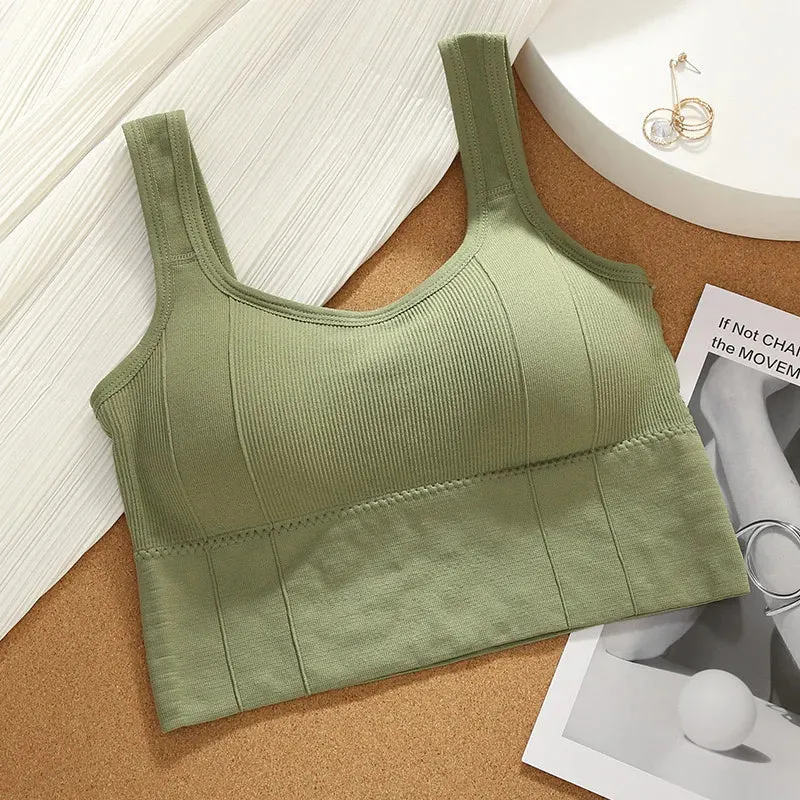 Seamless Shockproof Yoga Crop Top | High-Performance Activewear for Ultimate Comfort