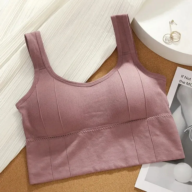 Seamless Shockproof Yoga Crop Top | High-Performance Activewear for Ultimate Comfort