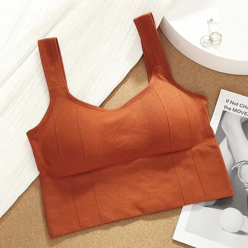 Seamless Shockproof Yoga Crop Top | High-Performance Activewear for Ultimate Comfort