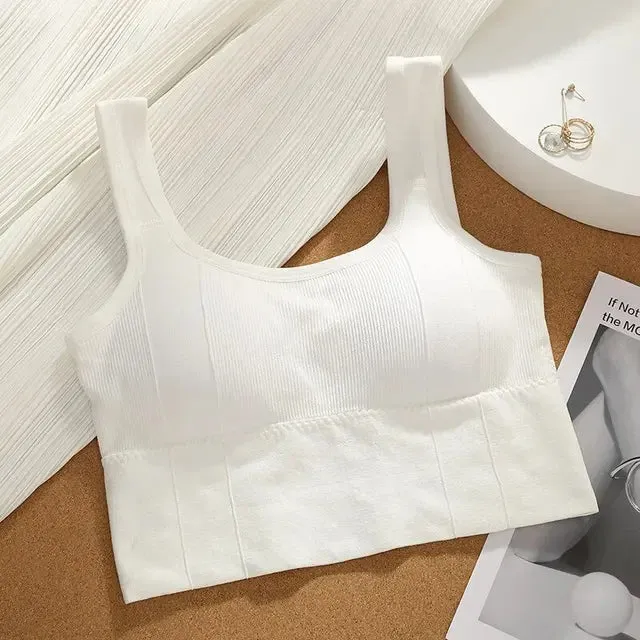 Seamless Shockproof Yoga Crop Top | High-Performance Activewear for Ultimate Comfort