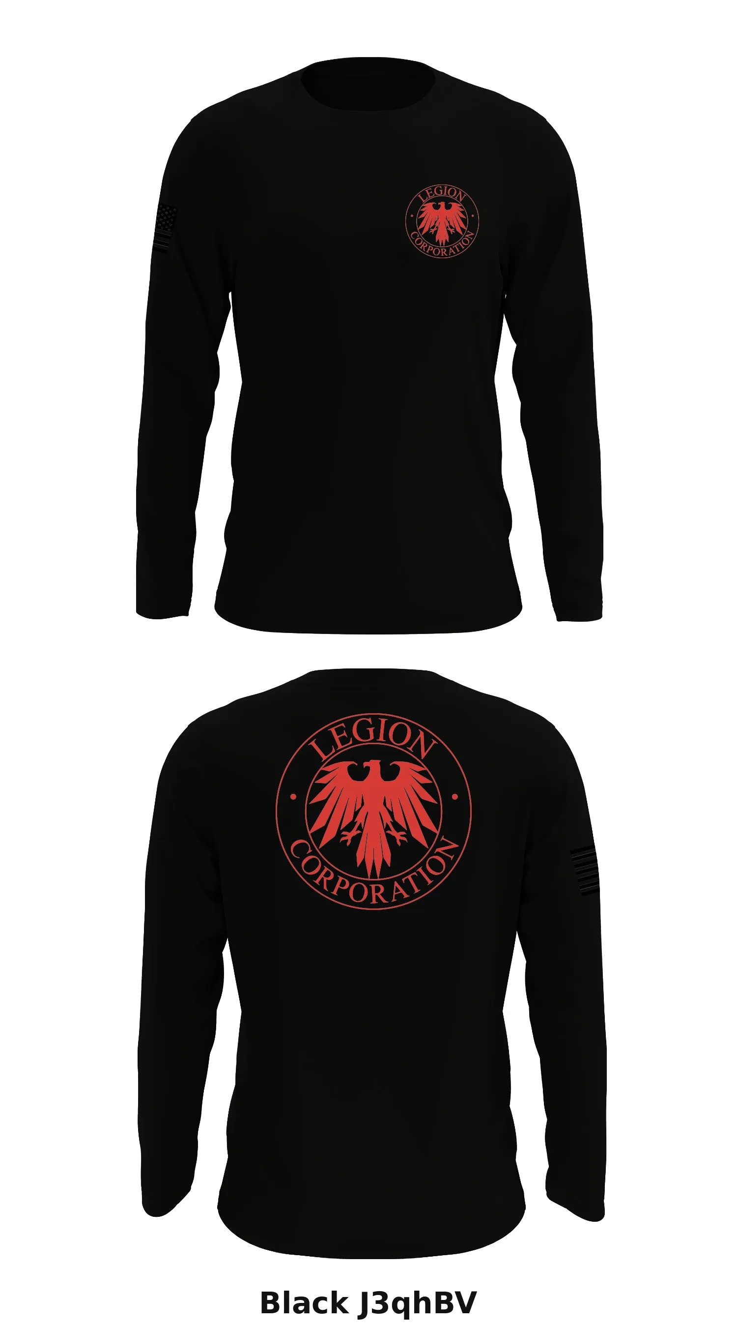 Security Guard Force Team Store 1 Core Men's LS Performance Tee - J3qhBV