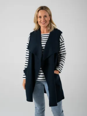 See Saw - Boiled Wool LL 2PKT Open Vest