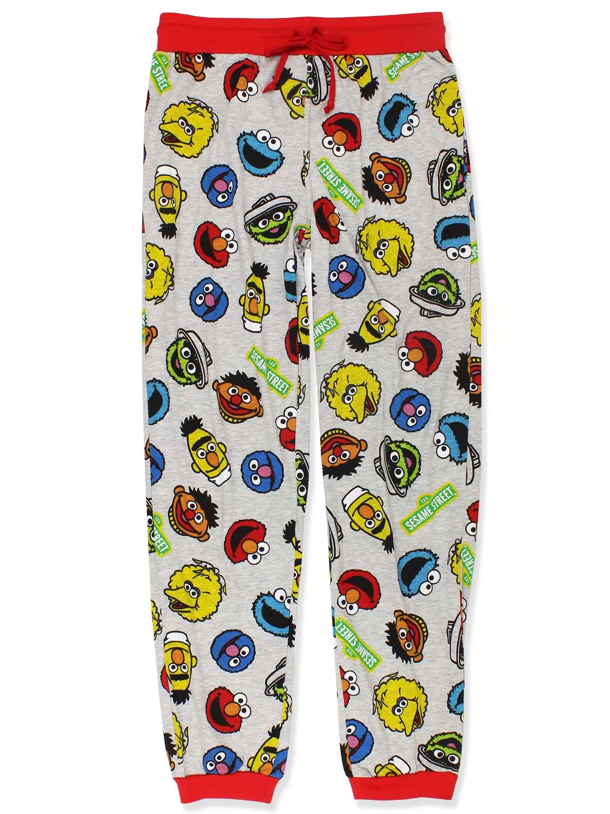 Sesame Street Characters Elmo Cookie Monster Jogger Pajama Pants