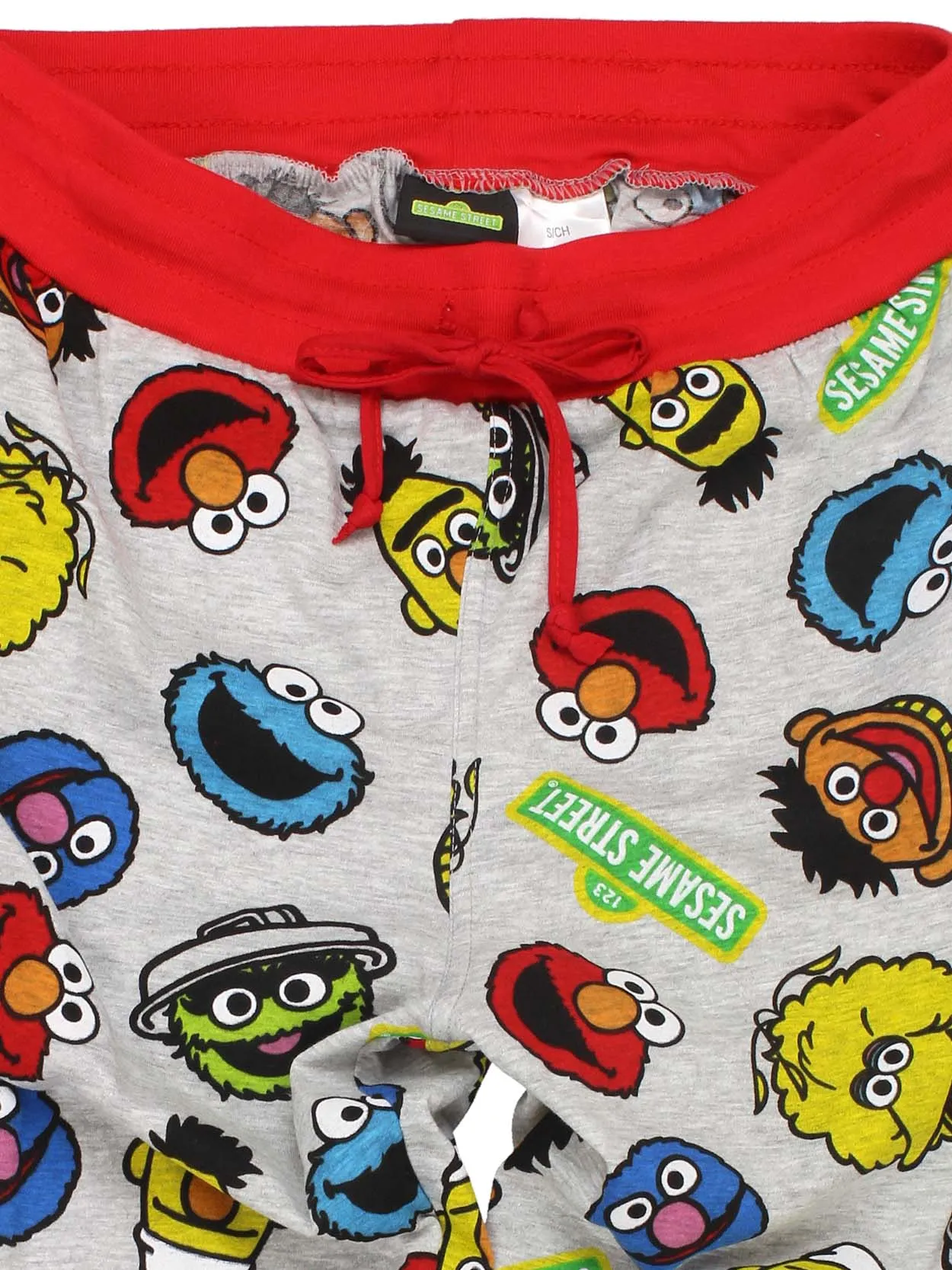 Sesame Street Characters Elmo Cookie Monster Jogger Pajama Pants