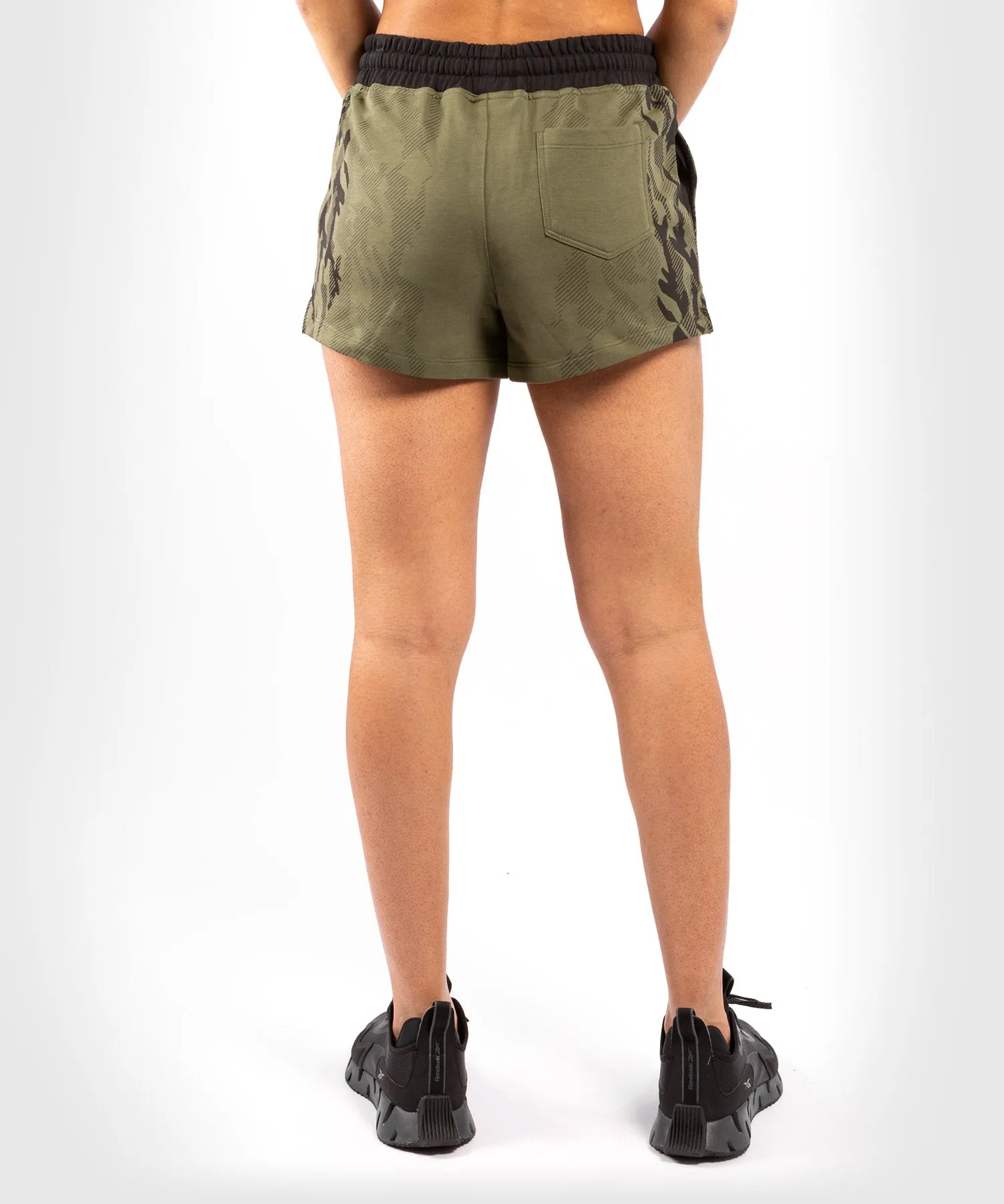 Short de Sport en Coton Femme UFC Venum Authentic Fight Week - Kaki