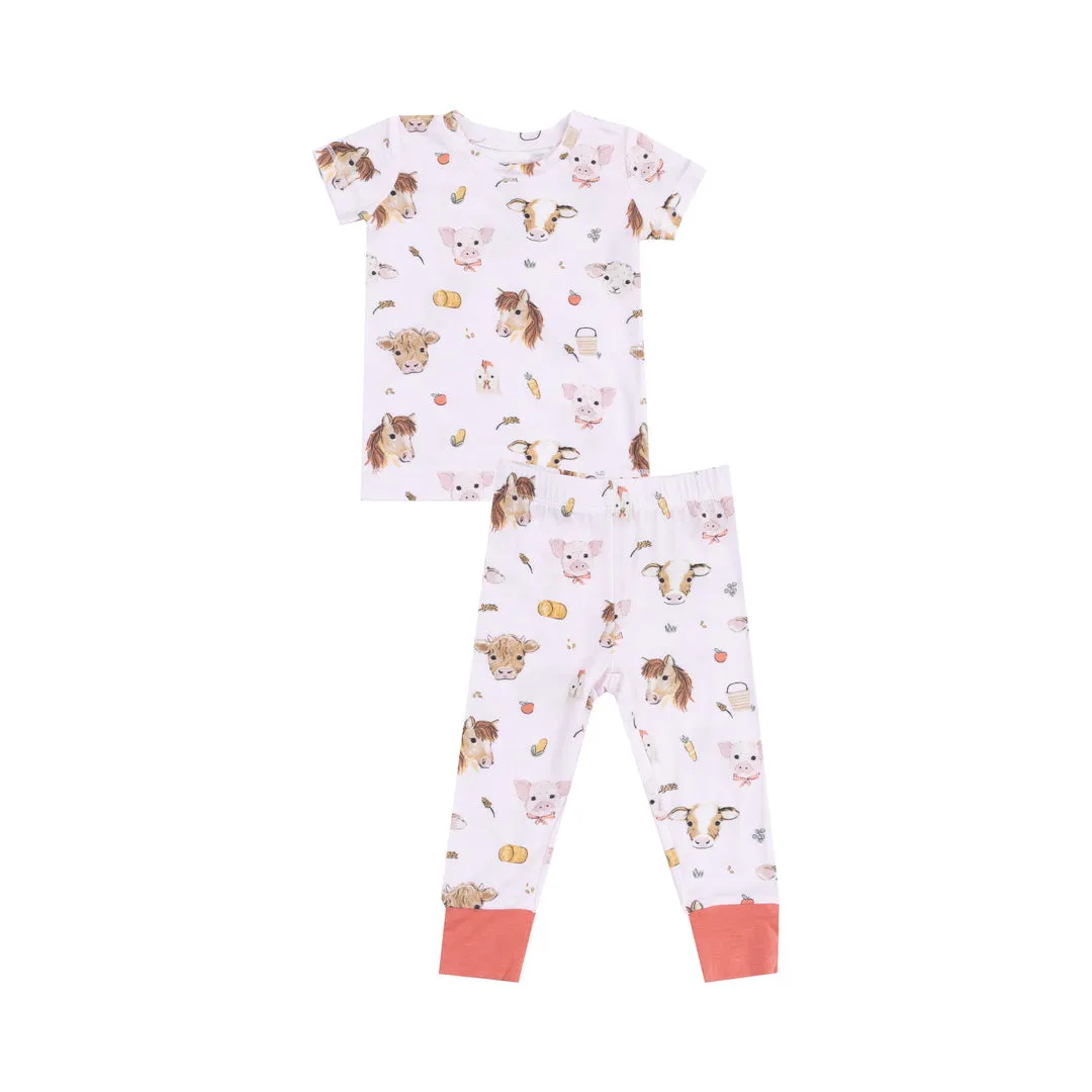 Short Sleeve Loungewear Set