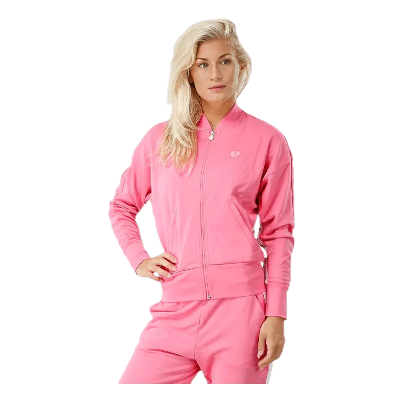 Signature Track Jacket Pink