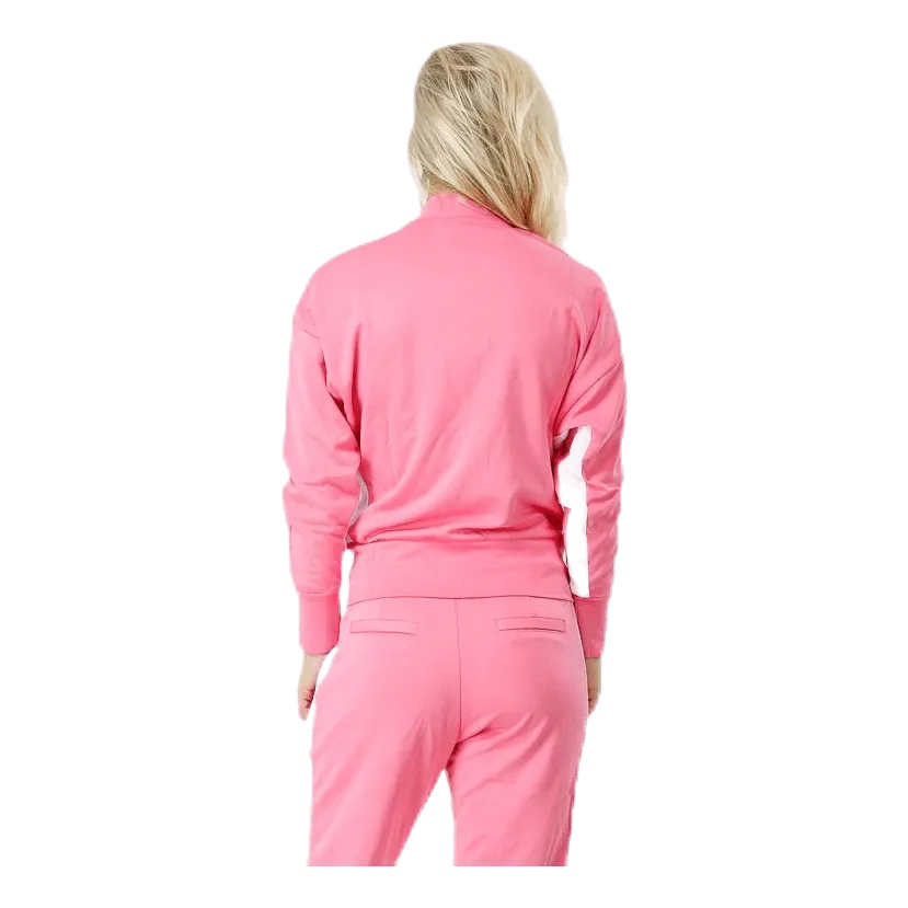 Signature Track Jacket Pink