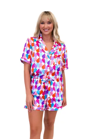 Silky Pajama Short Set