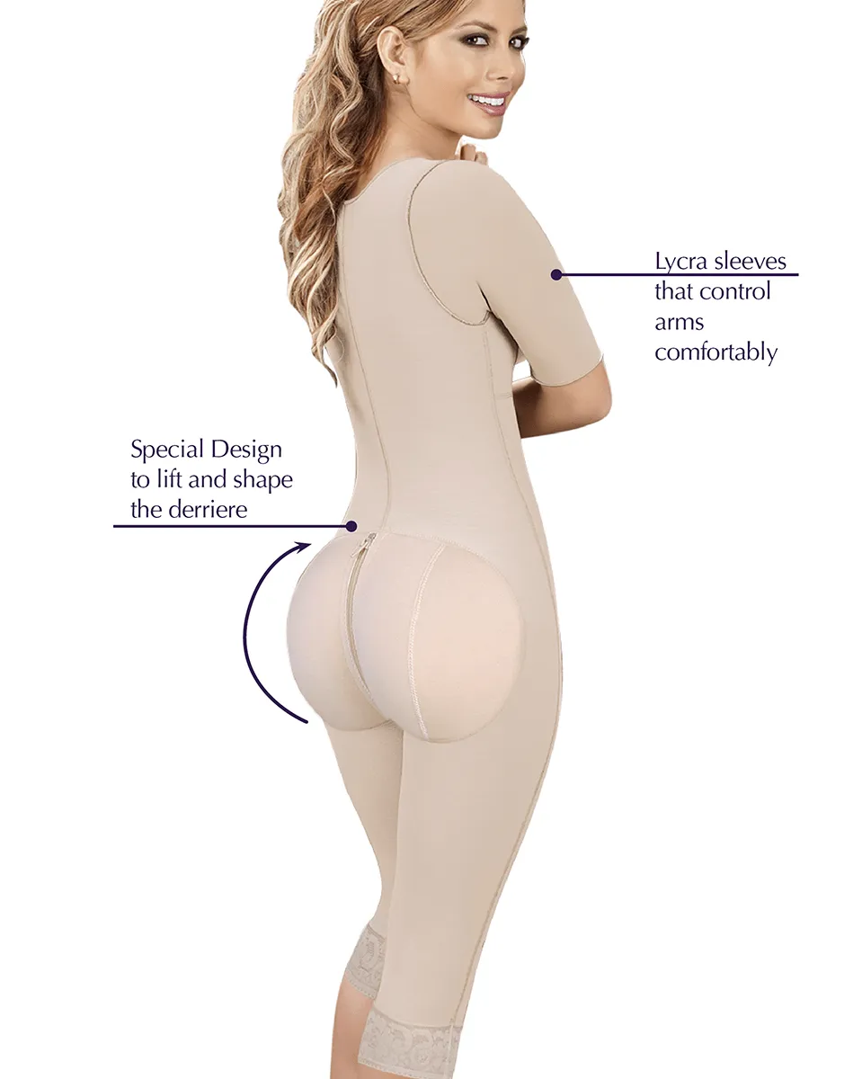 Siluet Lipo Compression Garment Post-Op Shapewear with sleeves