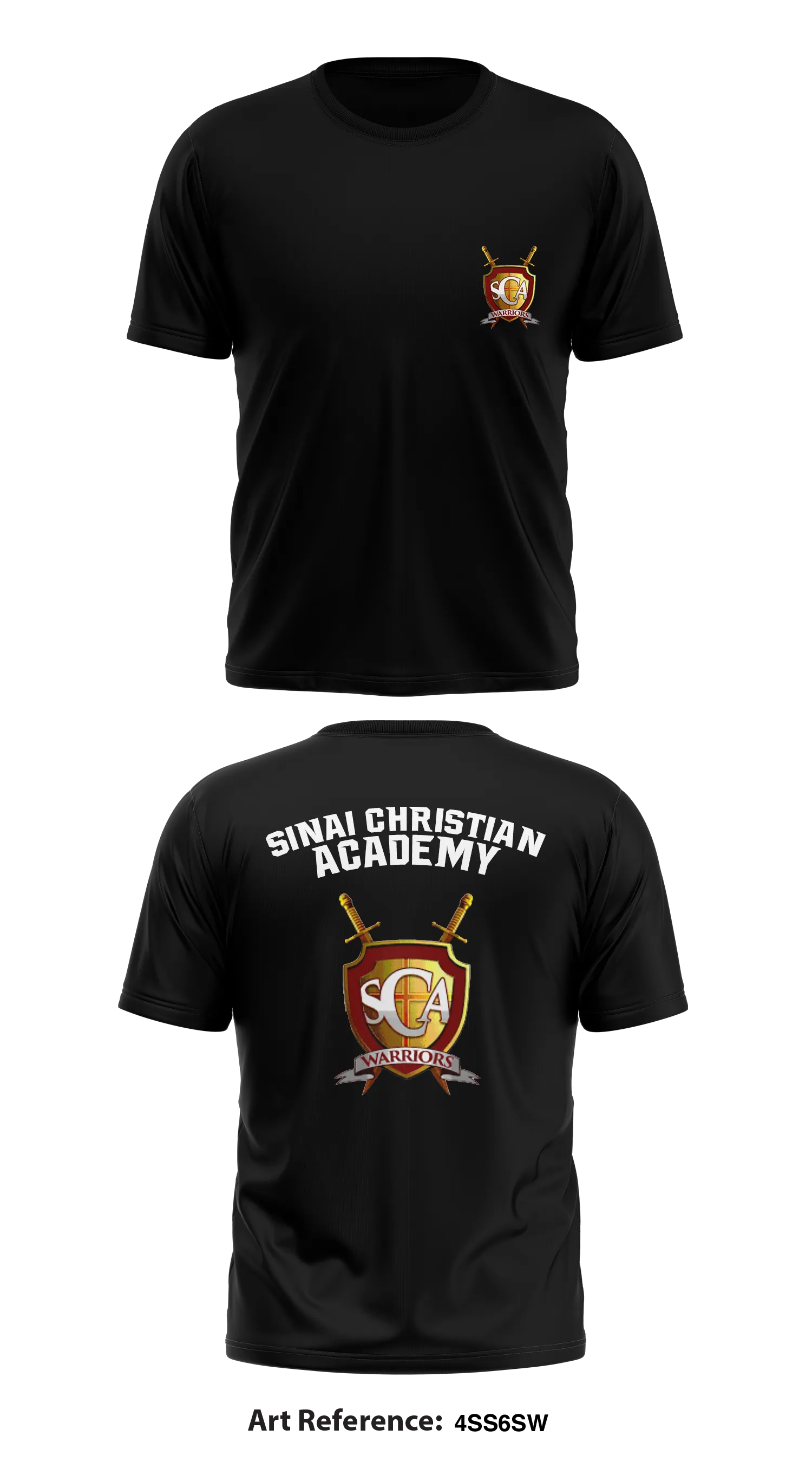 Sinai Christian Academy Store 1 Core Men's SS Performance Tee - 4SS6sw