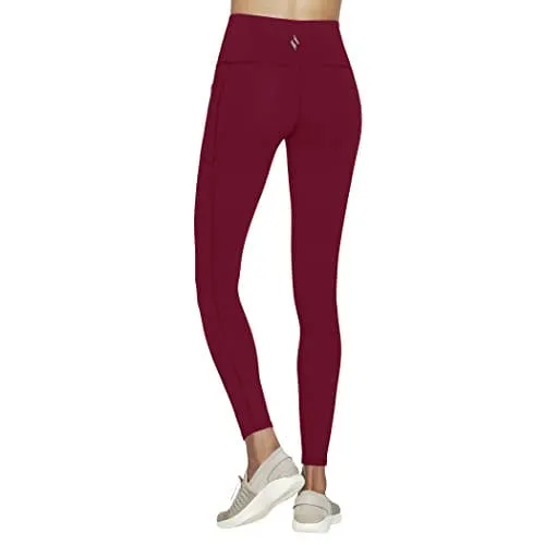Skechers Women's GO Walk High Waisted Legging, Raspberry