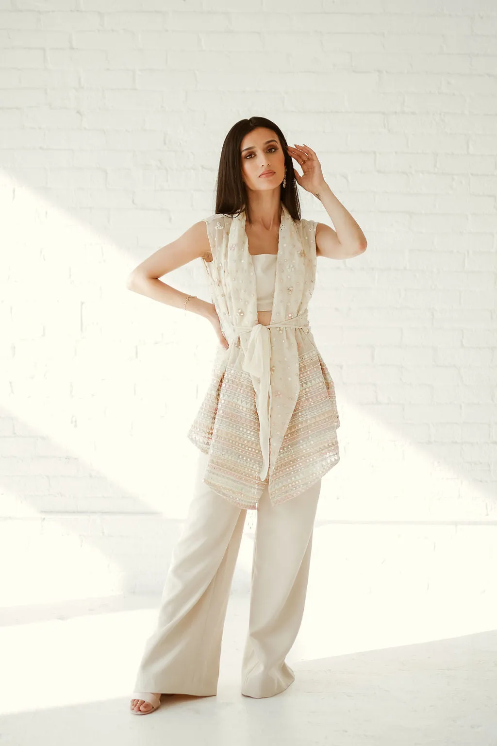Sleeveless Adjustable Blouse