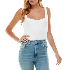 Sleeveless Square Neck Bodysuit