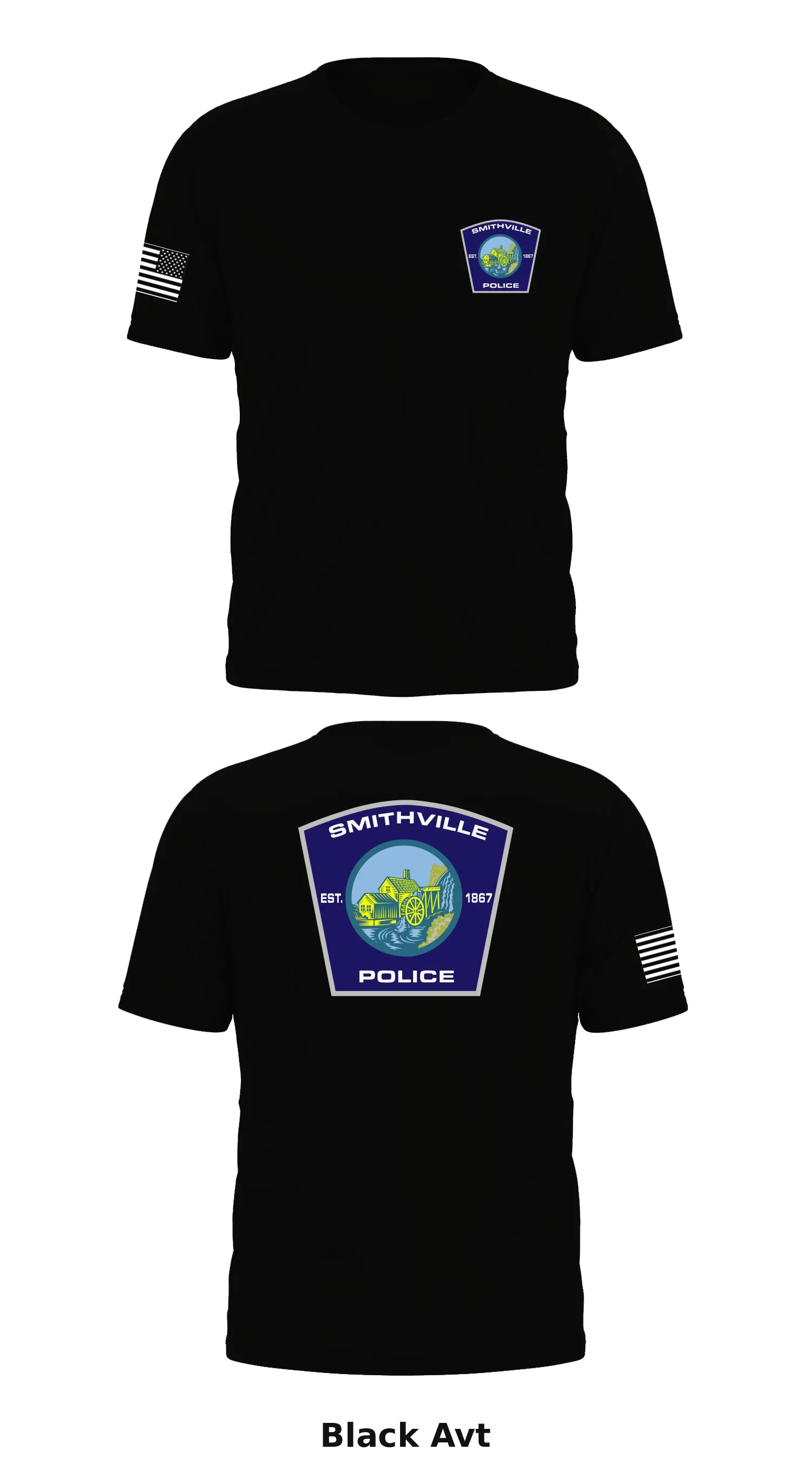 Smithville Police Store 1 Core Men's SS Performance Tee - Avt