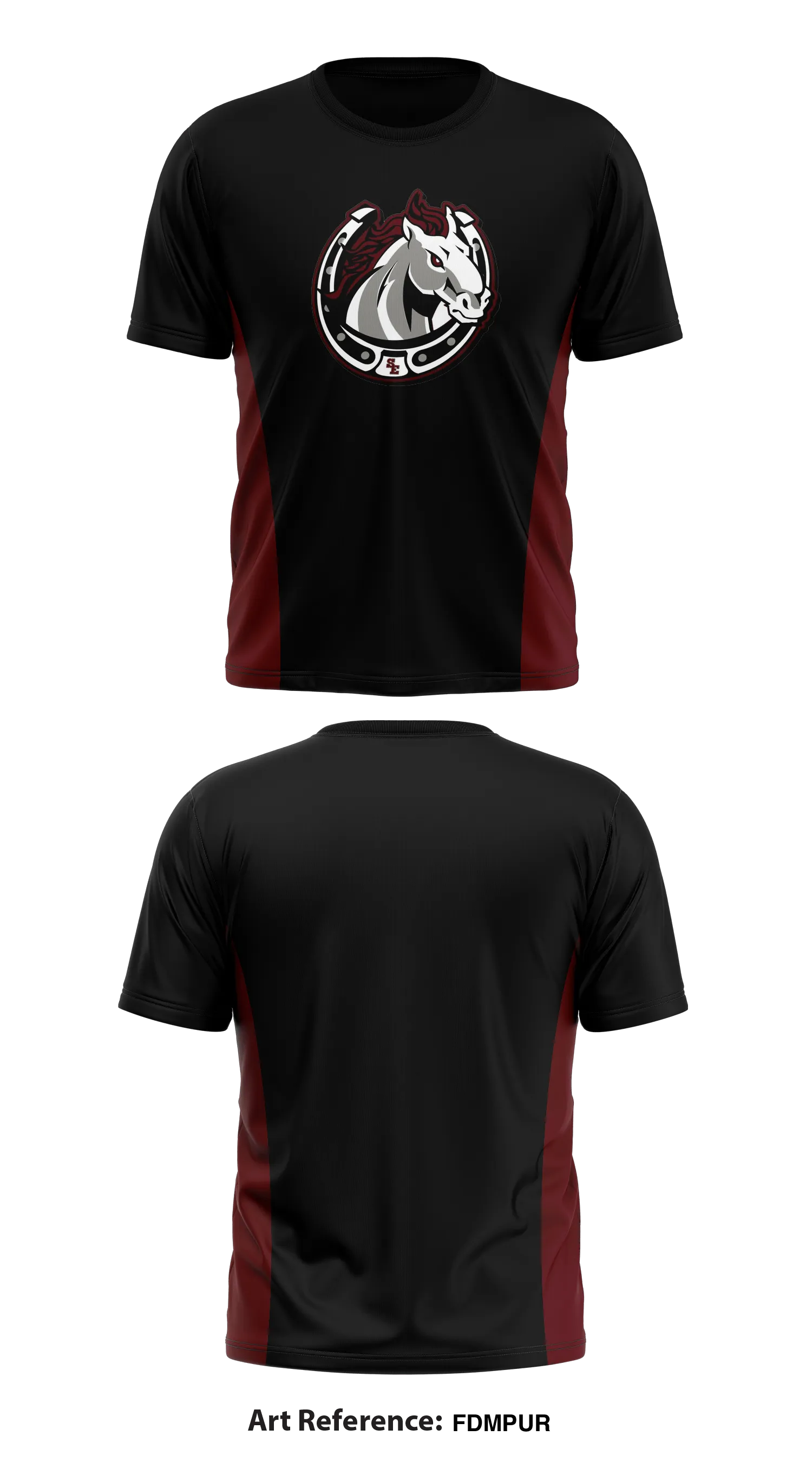 South Effingham Mustangs Store 1 Core Men's SS Performance Tee - fDMpUR