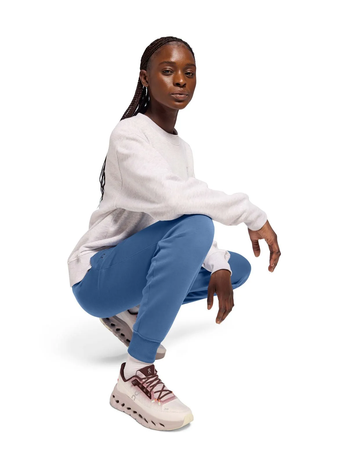 Spodnie dresowe damskie ON RUNNING Sweat Pants niebieski