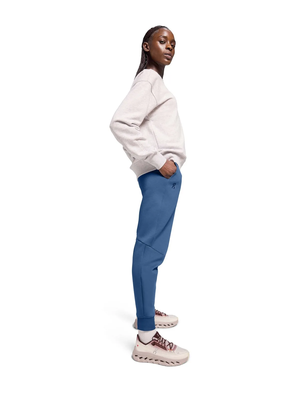 Spodnie dresowe damskie ON RUNNING Sweat Pants niebieski