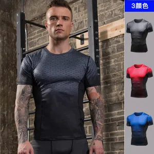 Sportswear Running High Elastic Quick Dry Fitness T-Shirt Tight Short Sleeve