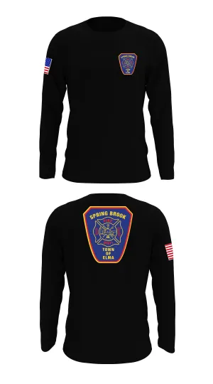 Spring Brook Fire District #1 Store 1 Core Men's LS Performance Tee - 44541863660