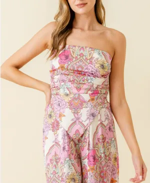 Strapless Scarf Top