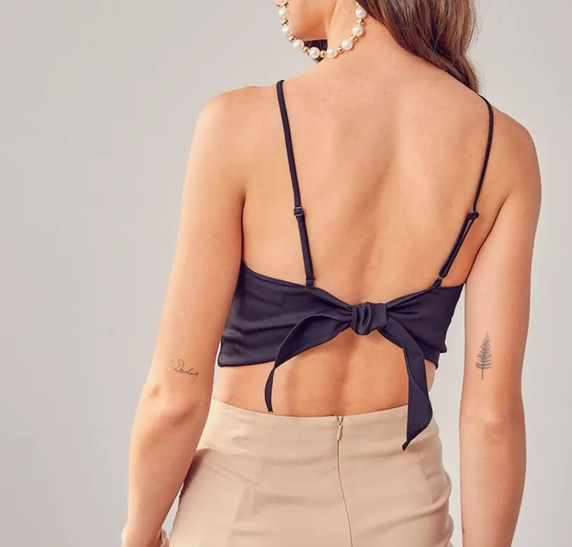 Strappy Back Tie Top