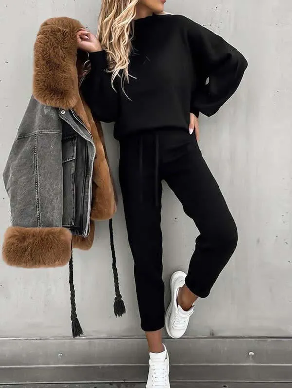 Stunncal Pockets Design Loungewear Sets