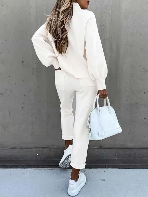 Stunncal Pockets Design Loungewear Sets