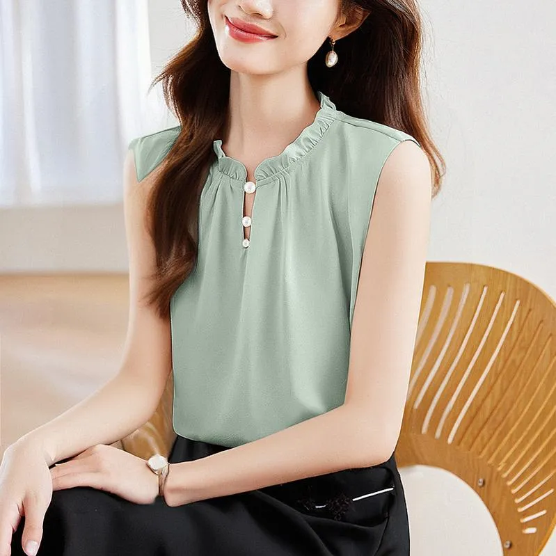 Stylish Solid Silk Tank Top for All Occasions